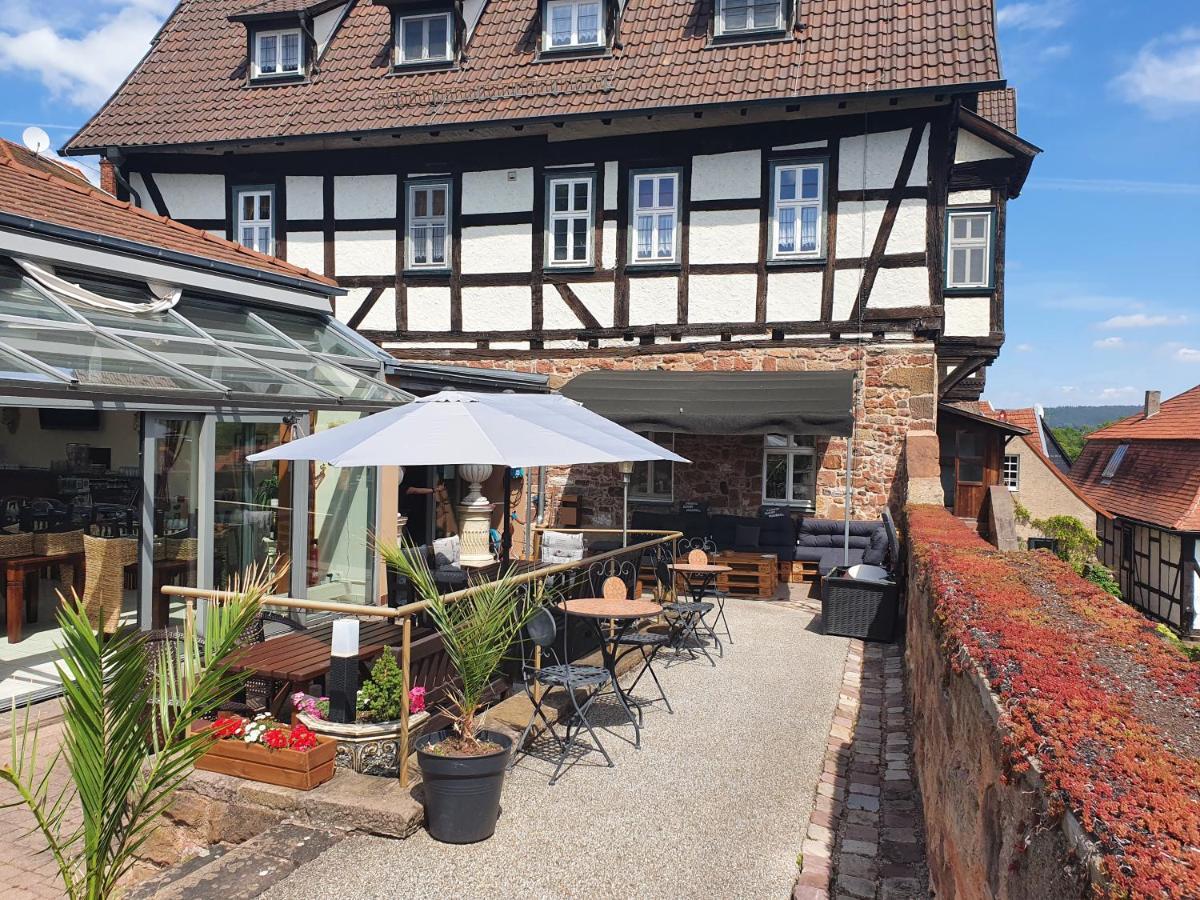 Hotel & Cafe Schachtenburg Schlitz Exterior photo