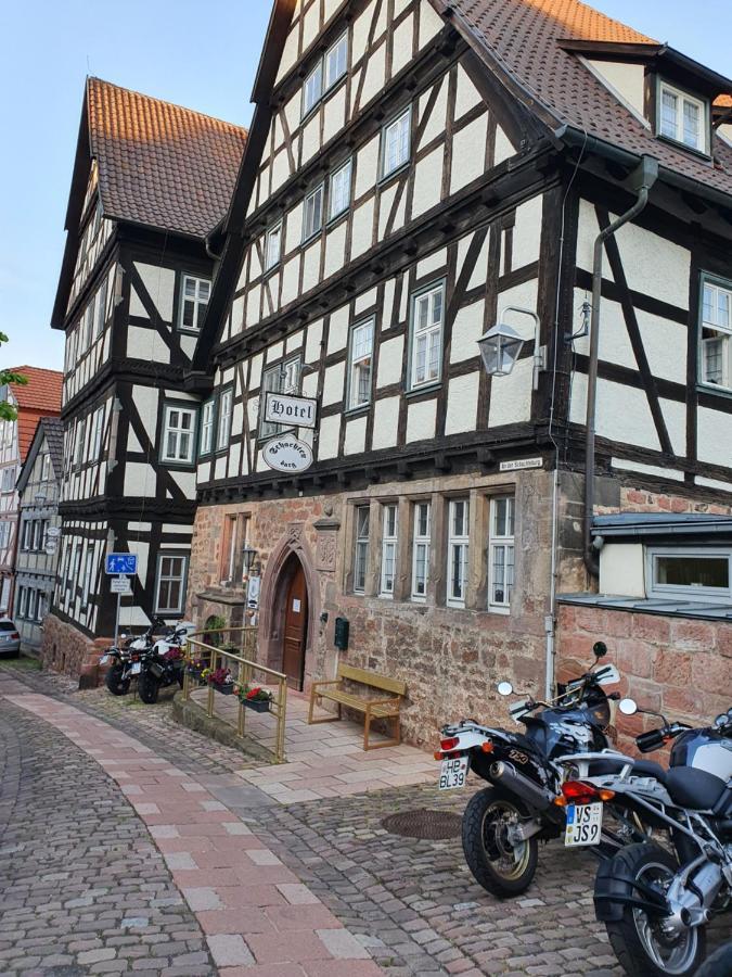 Hotel & Cafe Schachtenburg Schlitz Exterior photo