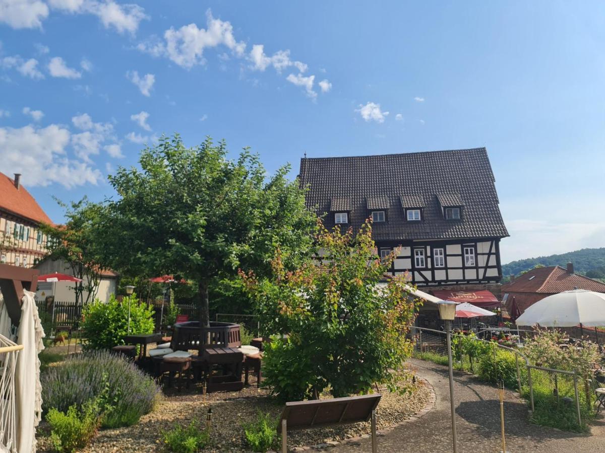 Hotel & Cafe Schachtenburg Schlitz Exterior photo