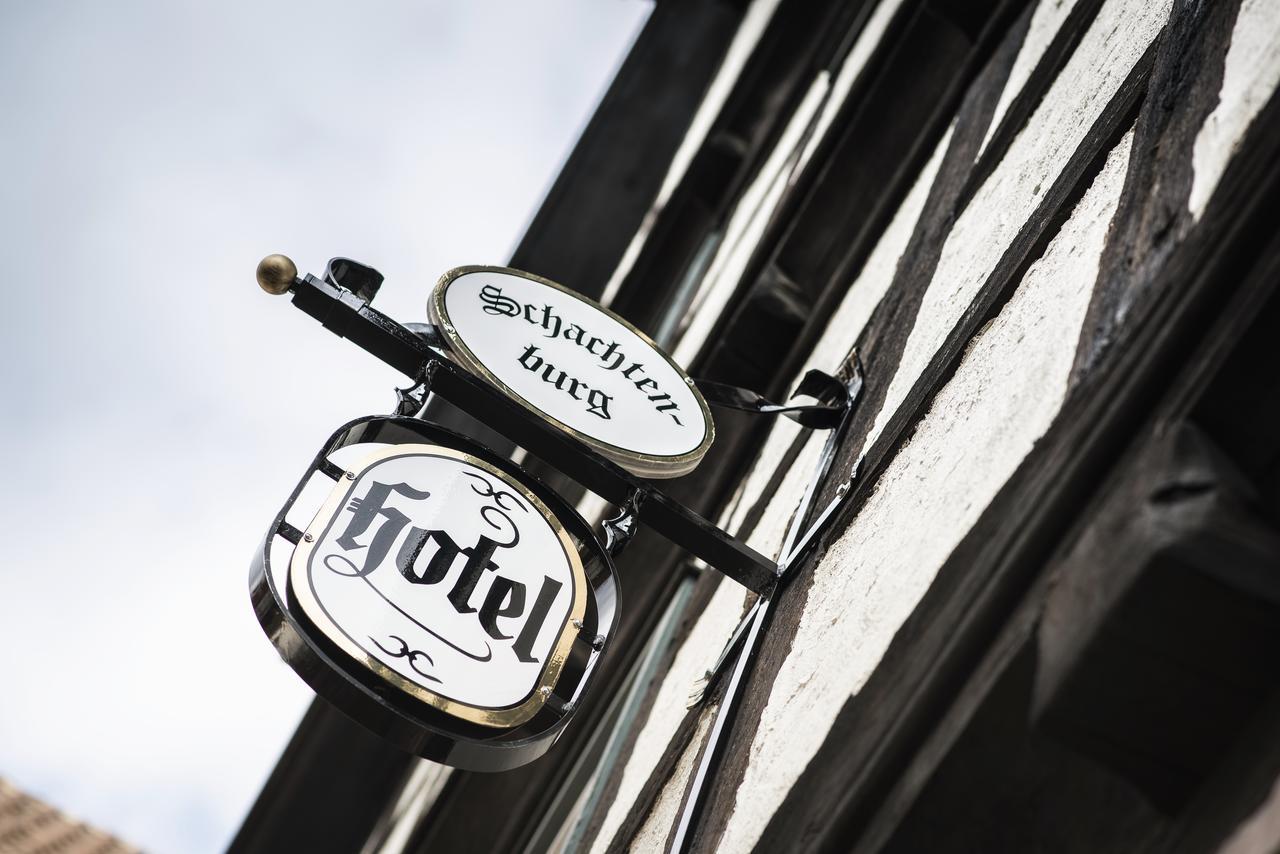 Hotel & Cafe Schachtenburg Schlitz Exterior photo